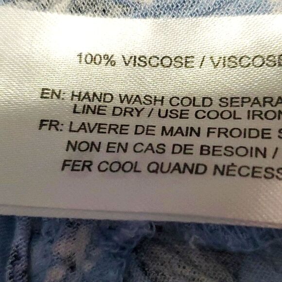 Band of Gypsies Blue Floral Boho Romantic Ruffly Tiered Mini Dress - Picture 12 of 12